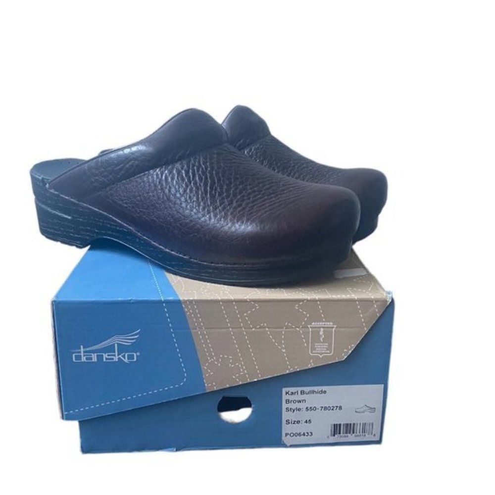 Dansko New in Box Men's Karl Bullhide Brown size 45 - Picture 1 of 14